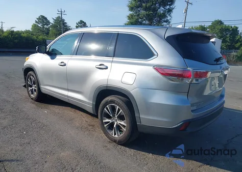 2016 Toyota Highlander Xle z USA, uszkodzony, nr VIN 5TDKKRFH0GS500932